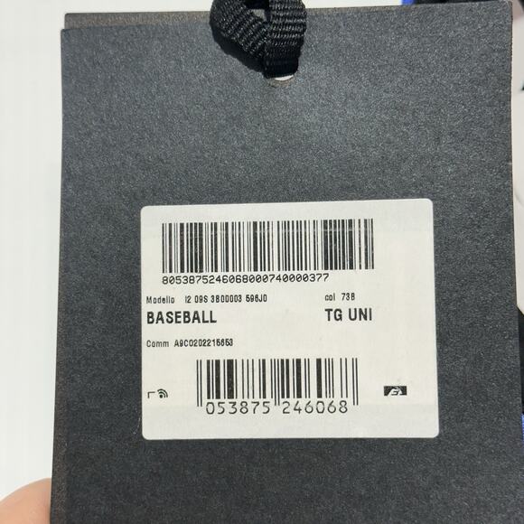 Moncler X Adidas Originals Baseball Cap OS Blue Jacquard Strapback Hat NWT #SYFH - Picture 12 of 15